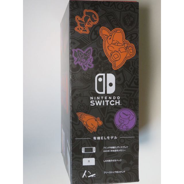 Nintendo Switch 有機ELモデル スカーレット・バイオレット エンタメ/ホビーのゲームソフト/ゲーム機本体(家庭用ゲーム機本体)の商品写真