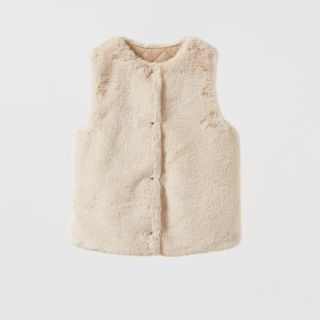 ザラ(ZARA)の❄️みにもす様専用❄️『ZARA』リバーシブルフェイクファーベスト(ベスト/ジレ)