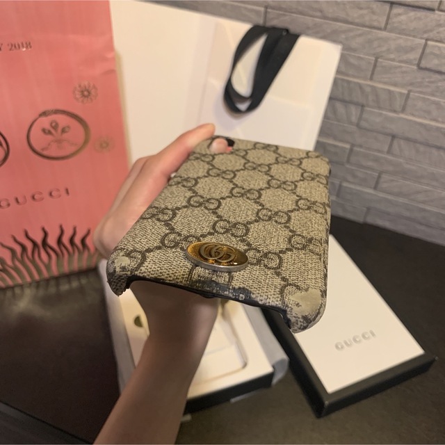 Gucci - GUCCI iphoneXS カバー レターセット 紙袋 箱 リボン グッチの通販 by あず's shop｜グッチならラクマ