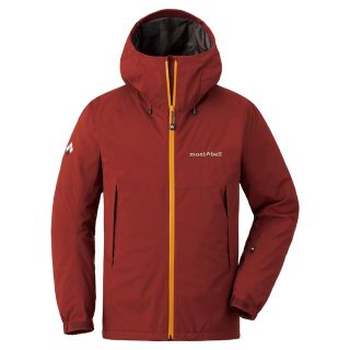 モンベル(mont bell)の【新品　未使用】モンベル　パウダーステップ パーカ Men's M 赤(マウンテンパーカー)