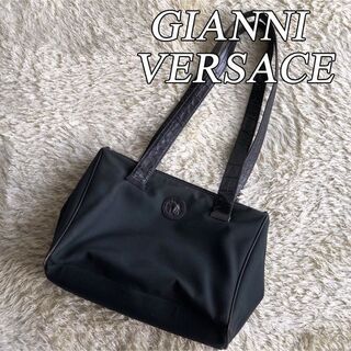ジャンニヴェルサーチ(Gianni Versace)の希少 GIANNI VERSACE ジャンニヴェルサーチ ショルダーバッグ 黒(ショルダーバッグ)