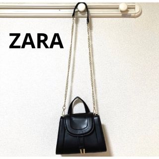 ザラ(ZARA)のZARA ミニシティバック　ブラック　3way(ショルダーバッグ)