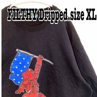 ギルタン(GILDAN)のFilthy Dripped sweat 宇宙飛行士Vintage  ゆるだぼ(スウェット)