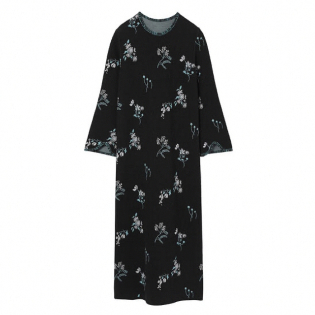 66000円サイズmame Floral Jacquard Knitted Dress