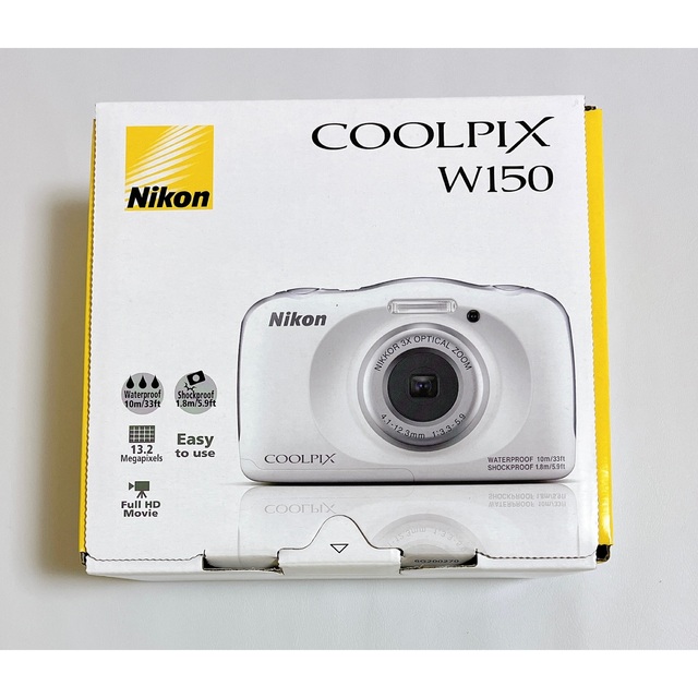 Nikon(ニコン)のアスラン様専用　Nikon COOLPIX W150 WHITE スマホ/家電/カメラのカメラ(コンパクトデジタルカメラ)の商品写真