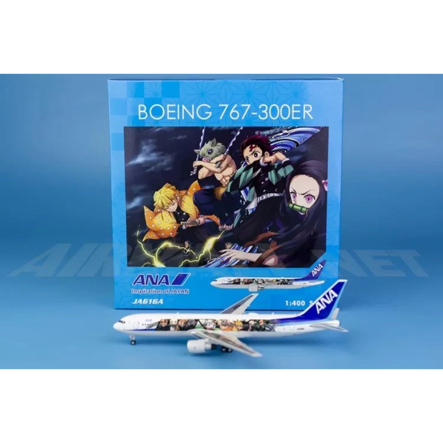 @新品@ANA B767-300ER 鬼滅の刃 第一号ジェット 1/400 @新品@ANA B767-300ER 鬼滅の刃 第一号ジェット 1/400