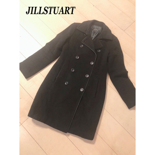 ジルスチュアート(JILLSTUART)のJILLSTUARTロングピーコート黒(ロングコート)