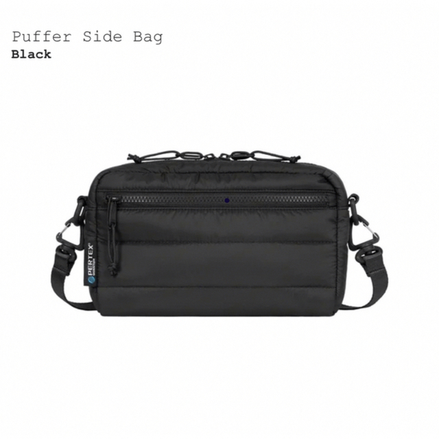 Supreme Puffer Side Bag Black 1