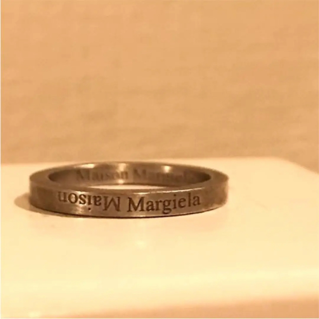 リング(指輪)専用　Maison Margiela マルジェラ ロゴ シルバー リング M