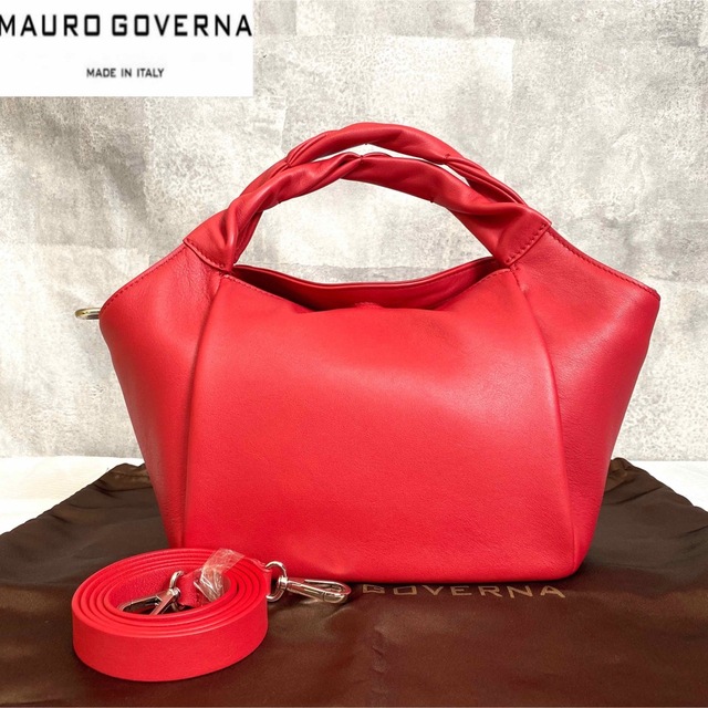 高知インター店】 【美品】MAURO GOVERNA BORSA6612 LIPSTICK BAG