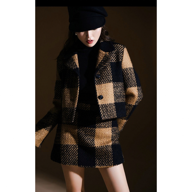sheller ブロックチェックキュロット シェリエ matamed.co.rs