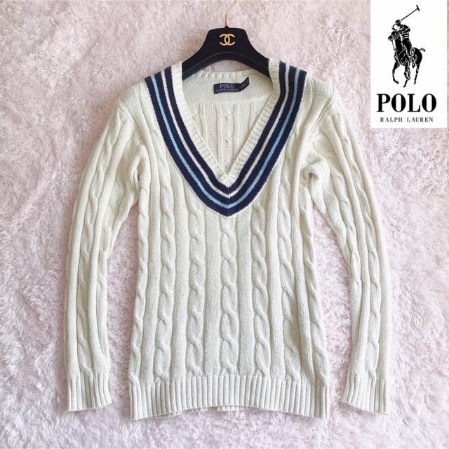 11周年記念イベントが POLO RALPHLAUREN ホースロゴ ケーブルニット