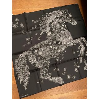 Hermes - 【新品、未使用】エルメスカレ ローブレジェール ブラック