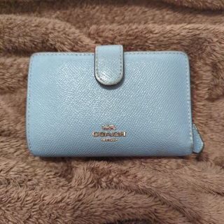 【極美品】レア　COACH　コーチ　二つ折財布　ブラウン　落ち着いた大人の財布