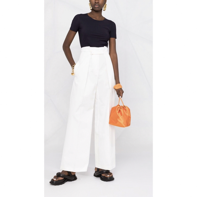 Jil Sander - ジルサンダー ハイライズワイドパンツ サイズ34(M) 美品