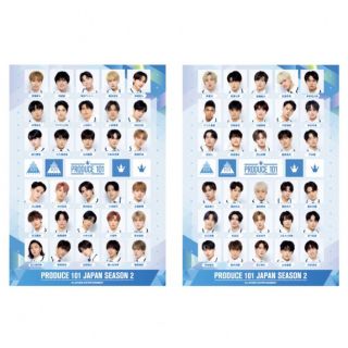 PRODUCE 101 JAPAN SEASON2 　フォトステッカーセット(アイドルグッズ)