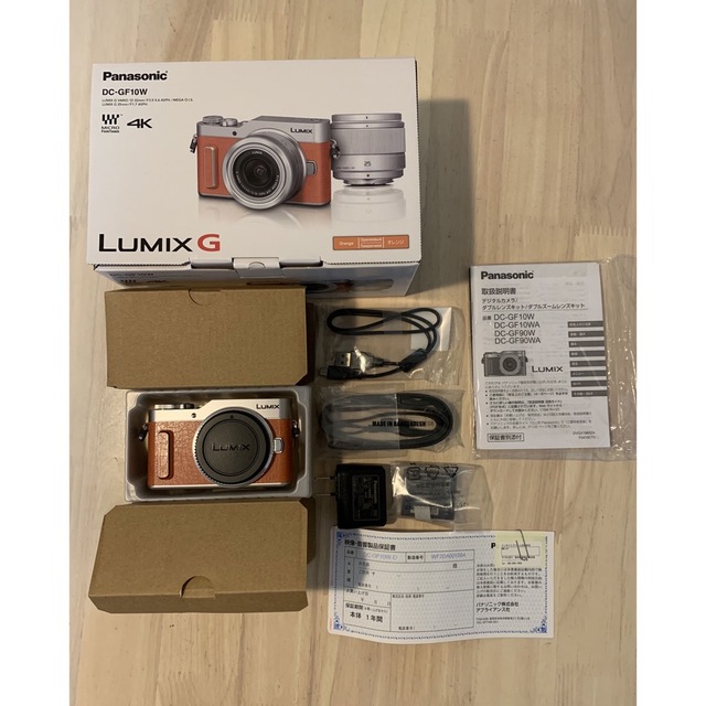 新品未使用品！保証書あり！LUMIX DC-GF10-D ボディ オレンジ