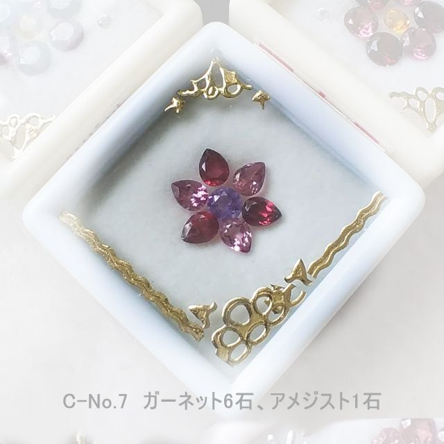 C-No.7★ルースセット★ケース売り★花模様 | フリマアプリ ラクマ