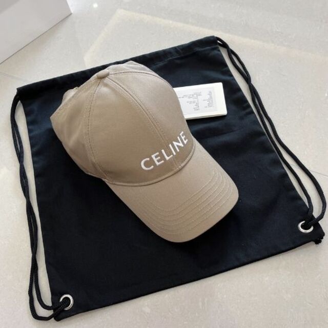 実物 新品未使用 CELINE ロゴキャップ sleepyhollowevents.com