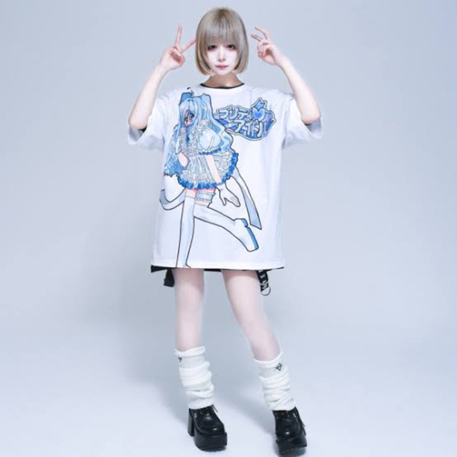 REFLEM - REFLEM レフレム YUIコラボプリントTシャツ 地雷 サブカルの通販 by めあ's shop｜レフレムならラクマ