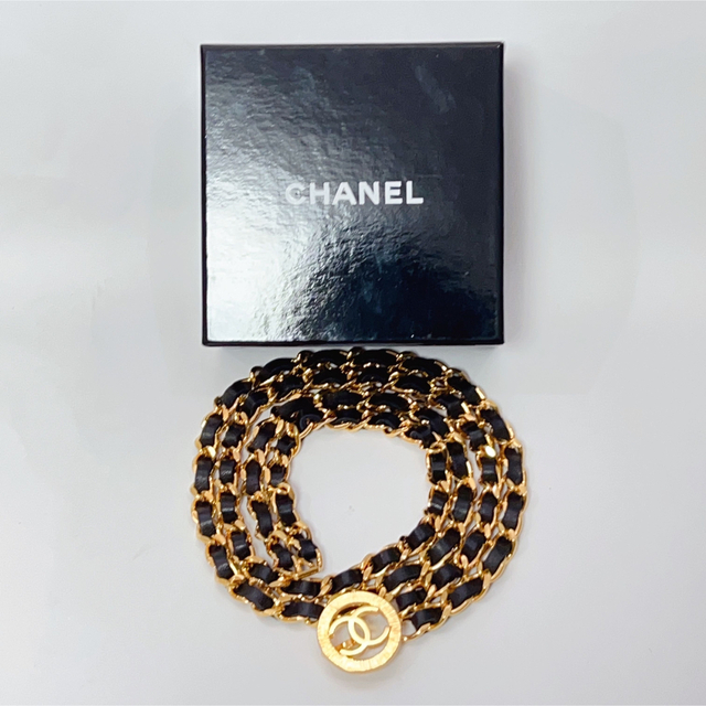 CHANEL(シャネル)のCHANEL　シャネル ココマーク　ダブルチェーンベルト レディースのファッション小物(ベルト)の商品写真