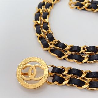 CHANEL - CHANEL シャネル ココマーク ダブルチェーンベルトの通販 by ...