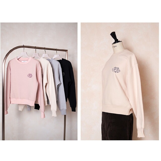 Herlipto Cafe スウェット cream