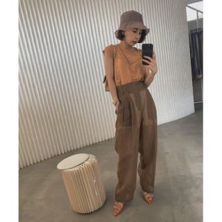 アメリヴィンテージ(Ameri VINTAGE)のameri VINTAGE MEDI REFINED SHEER PANTS(カジュアルパンツ)