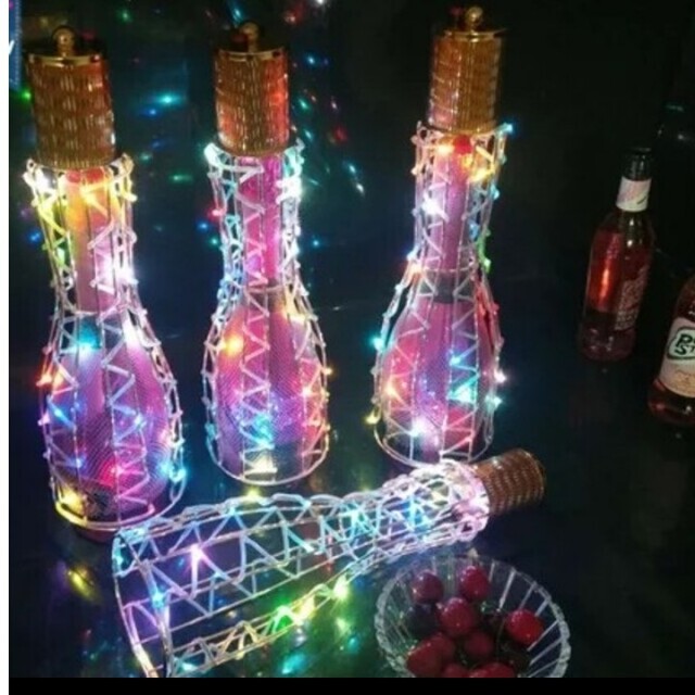 シャンパン ボトル ライト LED カバー 充電式 イベント パーティー 誕生日
