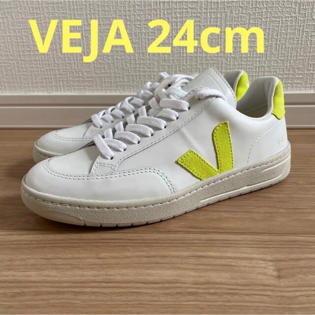 24cm VEJA ヴェジャ スニーカー ホワイト38 ESPLAR エスプラー