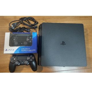 PS4スリム　本体、コントローラー2個