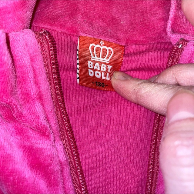 BABYDOLL(ベビードール)のベビードール　130  ジャケット　上着　女の子　ピンク キッズ/ベビー/マタニティのキッズ服女の子用(90cm~)(ジャケット/上着)の商品写真