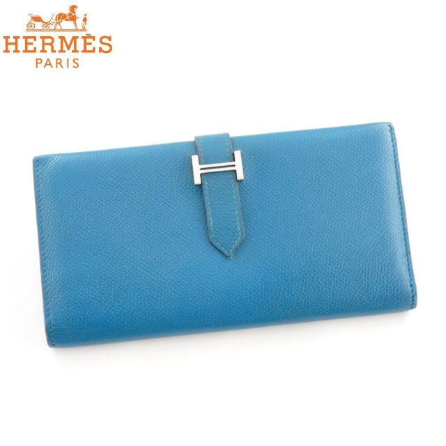 【美品】 Hermès エルメス　ベアン スフレ　長財布　ブラウン　新型