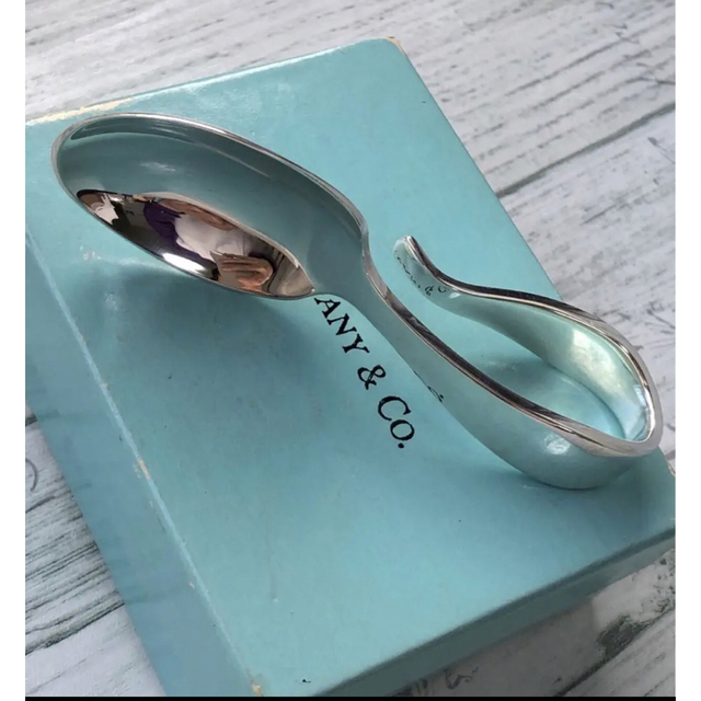 激安人気新品授乳/食事極美品 新品仕上げ ティファニーベビースプーン STERLING