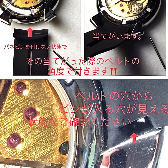 GaGa MILANO(ガガミラノ)の48mm☆限定カラー★工具付き　ガガミラノ グリーン系ストライプ柄 ラバーベルト メンズの時計(腕時計(アナログ))の商品写真