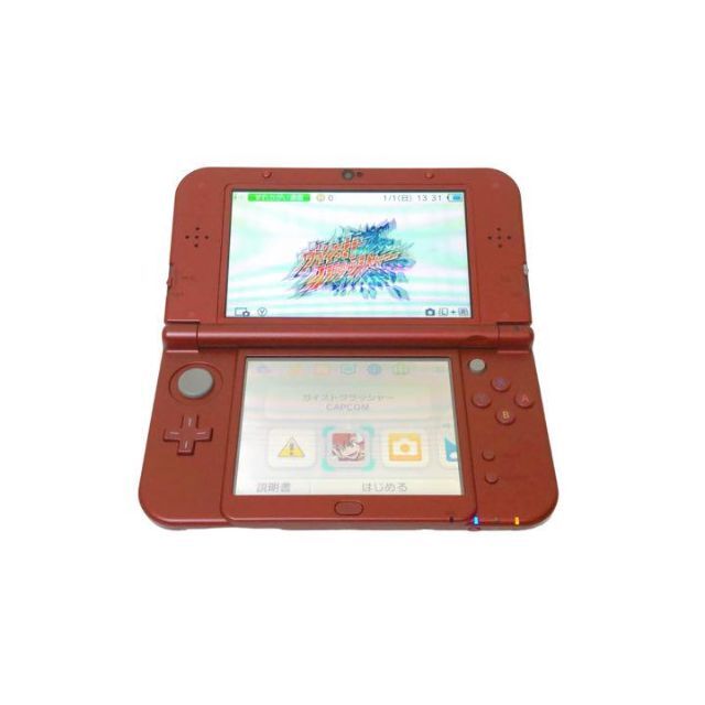 ☆極美品☆ Newニンテンドー3DS LL メタリックレッド 本体 箱付き-