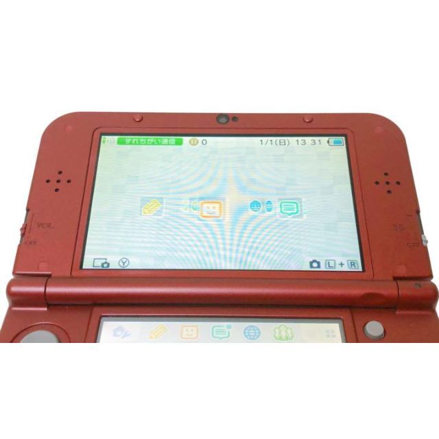 ☆極美品☆ Newニンテンドー3DS LL メタリックレッド 本体 箱付き-