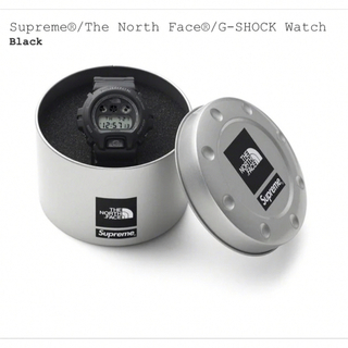 シュプリーム(Supreme)のsupreme the north face G-SHOCK Black(腕時計(デジタル))