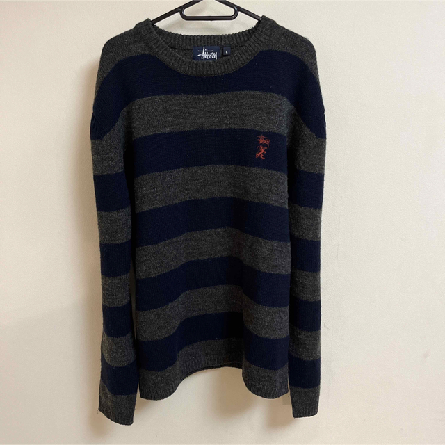 STUSSY(ステューシー)のOLD stussy ボーダーニット　セーター メンズのトップス(ニット/セーター)の商品写真