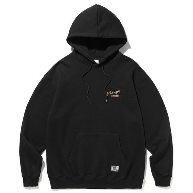 mahagrid signature LOGO HOODIE 黒 Mサイズ