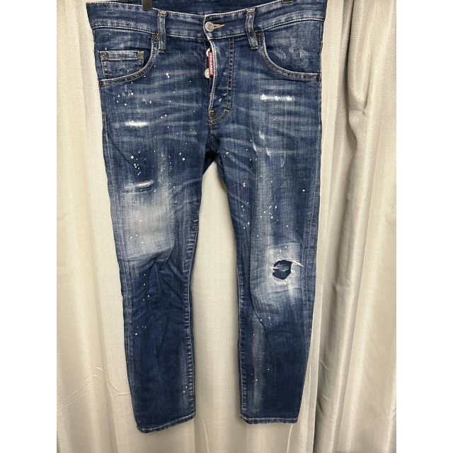 DSQUARED2(ディースクエアード)の美品Dsquared2ディースクエアードデニムSkaterJeanスケーター42 メンズのパンツ(デニム/ジーンズ)の商品写真