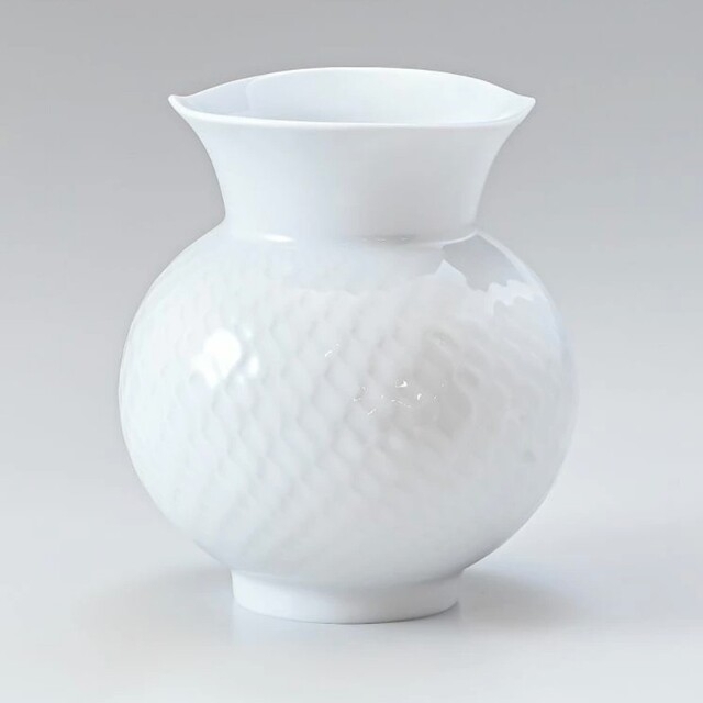 【新品未使用✨】マイセン 波の戯れ 花瓶 ホワイト Meissen
