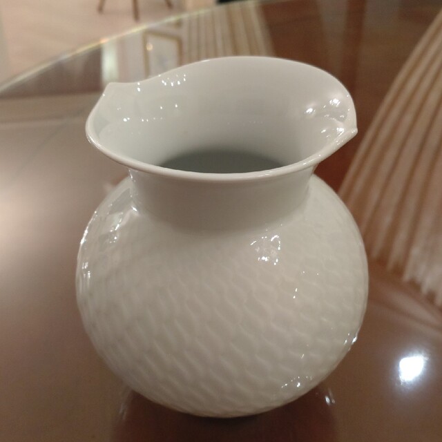 新品未使用✨】マイセン 波の戯れ 花瓶 ホワイト Meissen - その他