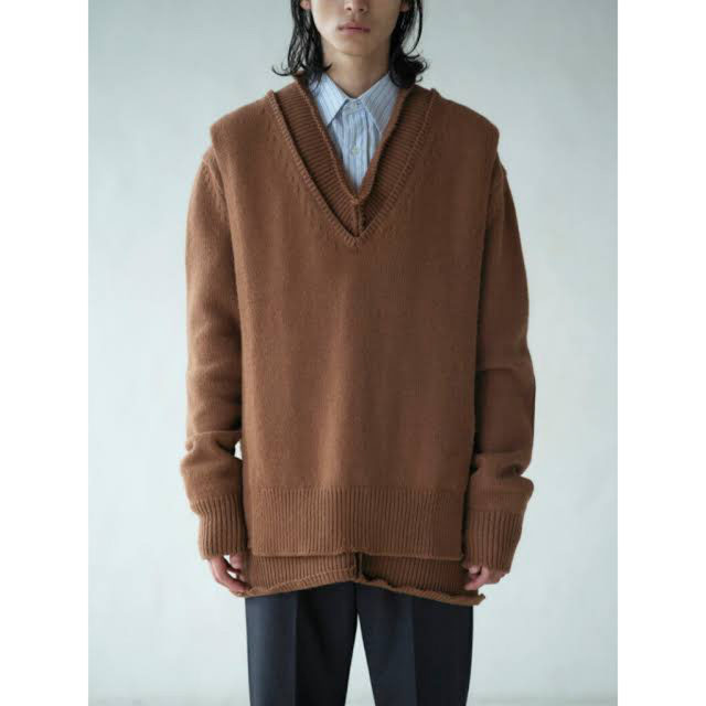 Maison Margiela　 21AW ニットベスト約20ｃｍ身幅