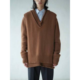 マルタンマルジェラ(Maison Martin Margiela)のMaison Margiela　 21AW ニットベスト(ベスト)