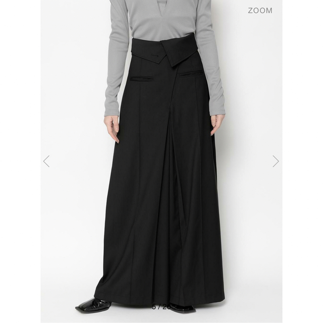 meltthelady layered wide pants black S | casaronald.org.mx