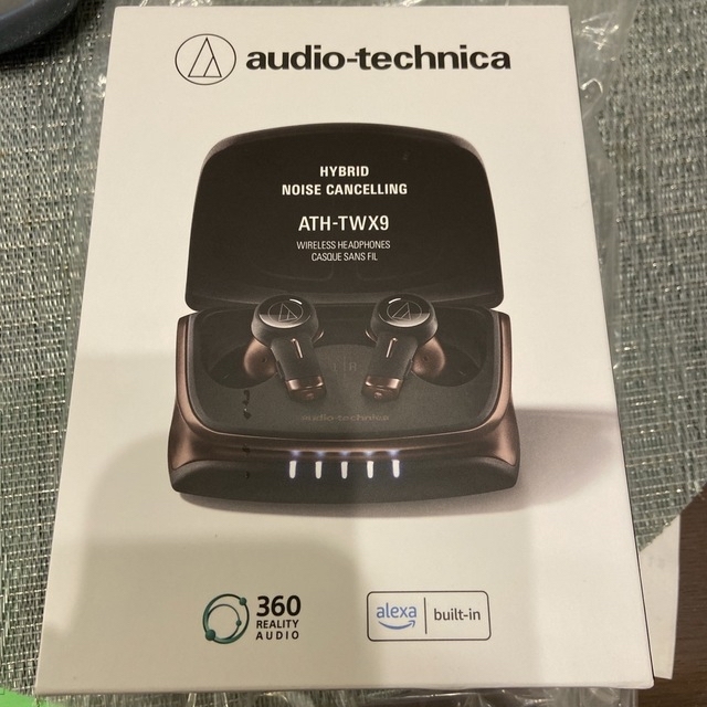 audio-technica(オーディオテクニカ)のaudio-technica ワイヤレスイヤホン ATH-TWX9 スマホ/家電/カメラのオーディオ機器(ヘッドフォン/イヤフォン)の商品写真