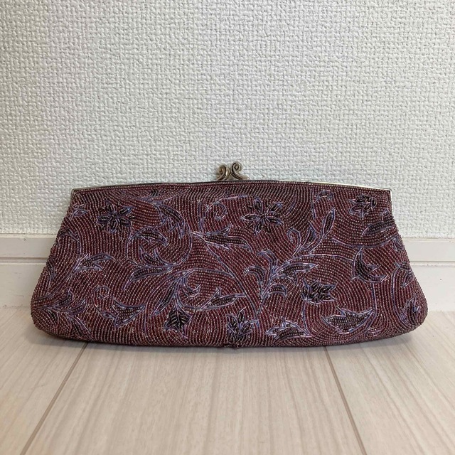 美品 刺繍 レトロ 和装バッグ パーティーバッグ ビーズバッグ クラッチバッグ レディースのバッグ(クラッチバッグ)の商品写真