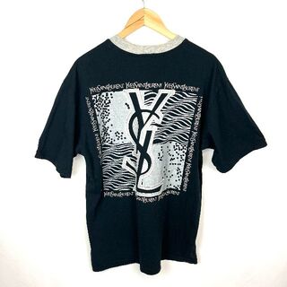 Yves Saint Laurent - 激レア　美品　YVES SAINT LAURENT 両面　YSLロゴ　Tシャツ