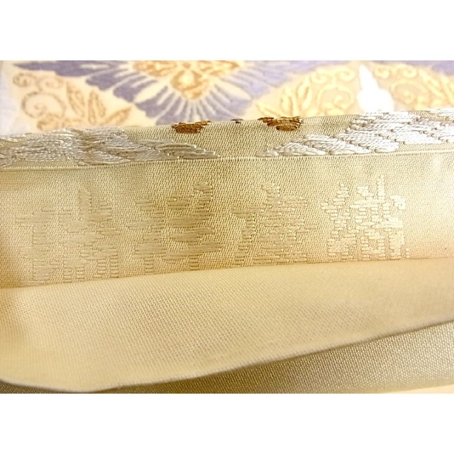 正絹　袋帯　ゴールド　結婚式 レディースの水着/浴衣(帯)の商品写真